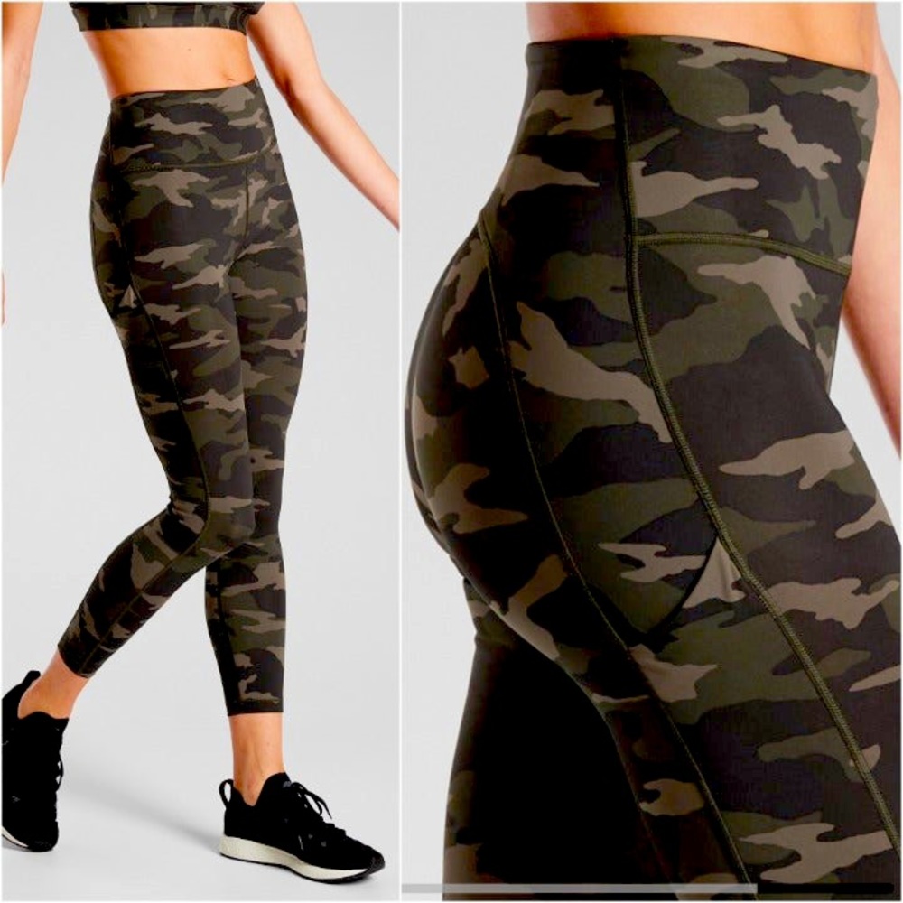 Athleta Ultimate Camo 7/8 tight